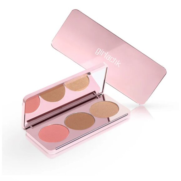 Girlactik Blush Me & Glow Face Palette in Blush Me Medium - Picture 1 of 3